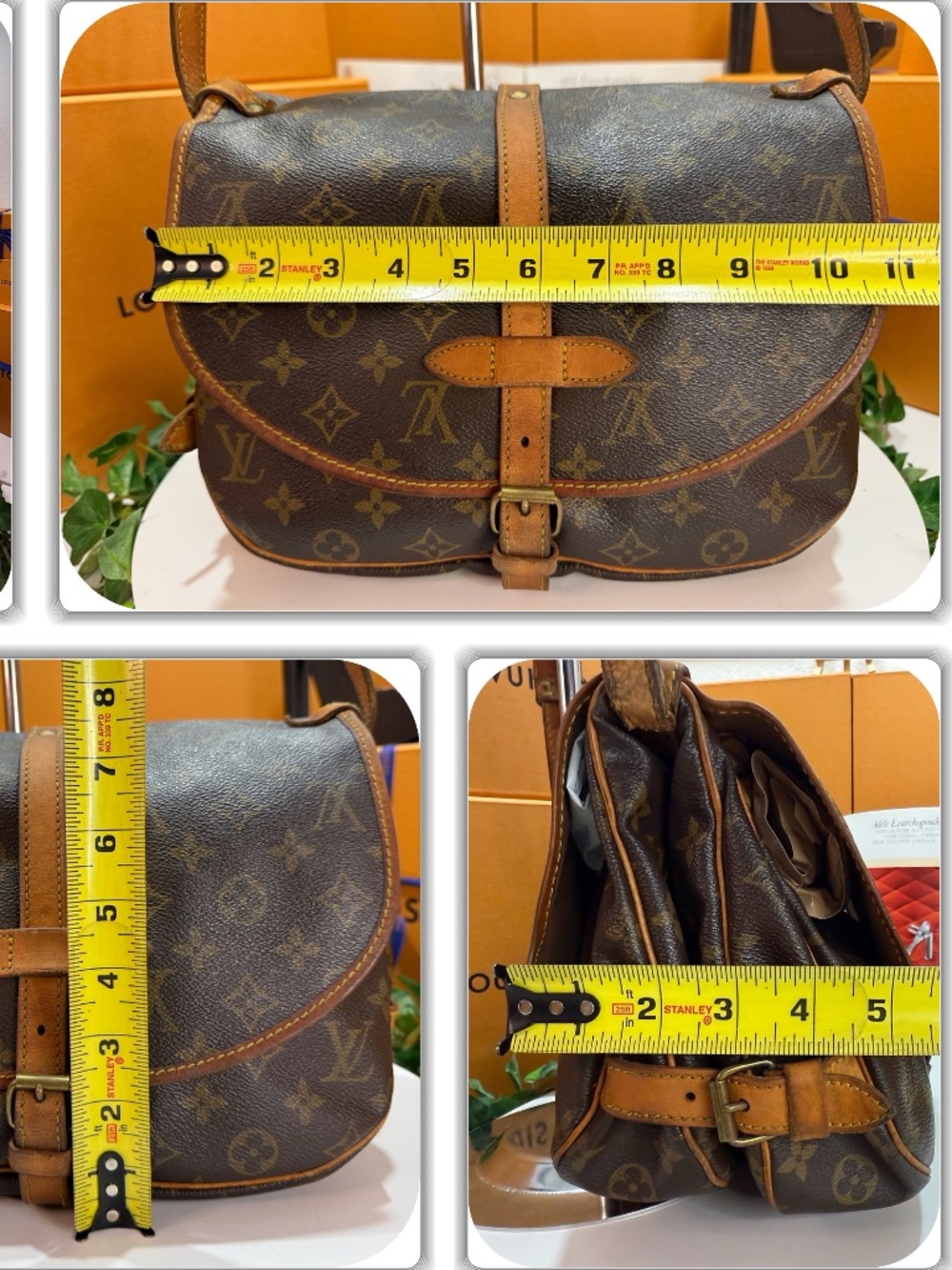 REGAL LOUIS VUITTON MONOGRAM MM CROSSBODY BAG! - Picture 6 of 17